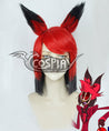 Hazbin Hotel Alastor Red Cosplay Wig