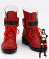 Final Fantasy VII Remake FF7 Tifa Lockhart Red Cosplay Boots