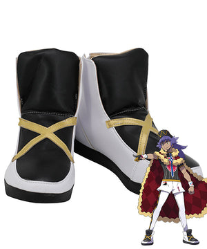 Pokemon Pok¨¦mon Sword And Pok¨¦mon Shield Leon Black White Cosplay Shoes