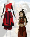 Avatar Legend of Korra Katara Red Cosplay Costume