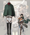 Attack On Titan Shingeki No Kyojin Mikasa Akkaman Mikasa Ackerman Uniform Cosplay Costume