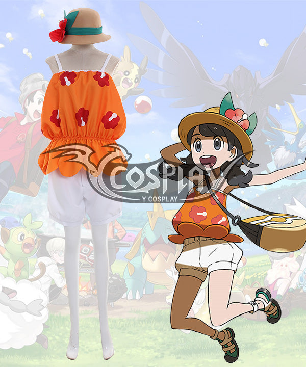 Pok¡§|mon Pokemon Ultra Sun and Ultra Moon Female Protagonist Cosplay Costume