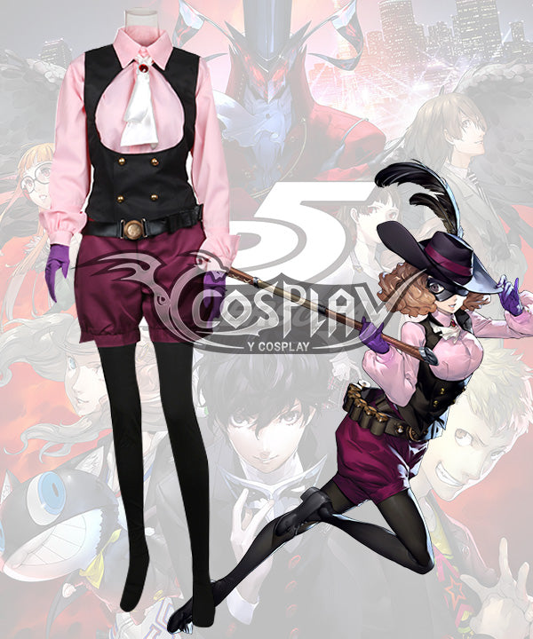 Persona 5 Noir Haru Okumura Cosplay Costume