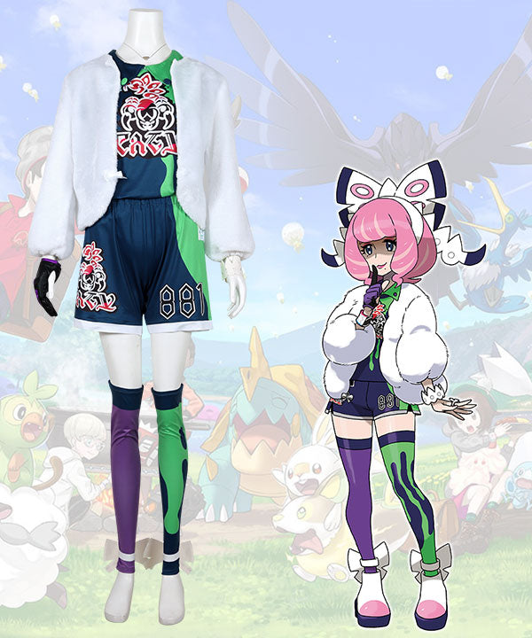Pokemon Pok¨¦mon Sword And Shield Klara Cosplay Cosutme