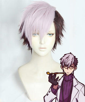 Jibaku Shounen Hanako-Kun Tsuchigomori Pink Brown Cosplay Wig