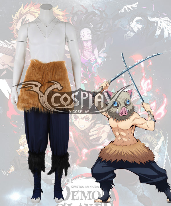 Demon Slayer: Kimetsu No Yaiba Inosuke Hashibira Cosplay Costume
