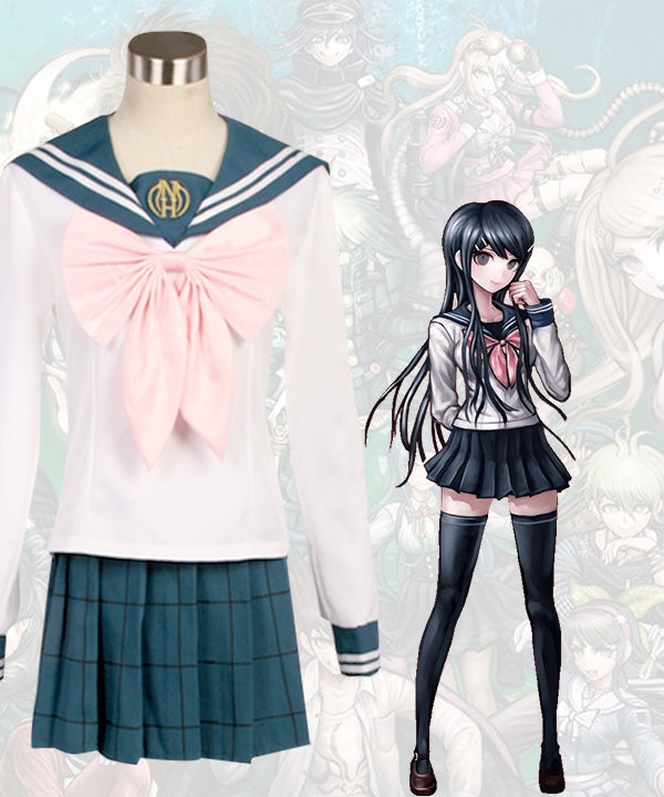 DanganRonpa Dangan Ronpa Sayaka Maizono School Uniform Cosplay Costume