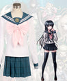 DanganRonpa Dangan Ronpa Sayaka Maizono School Uniform Cosplay Costume
