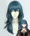 Fire Emblem: Three Houses Female Byleth Grey Green Cosplay Wig