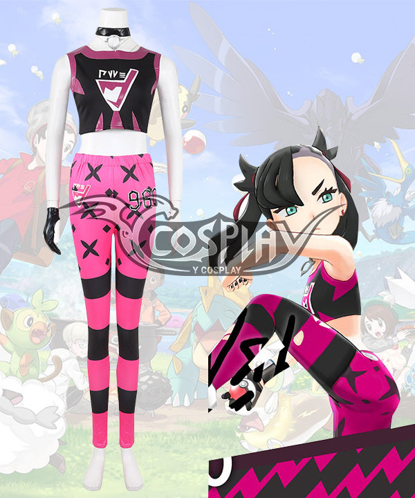 Pokemon Pok¡§|mon Sword And Shield Marnie Uniforms Cosplay Costume