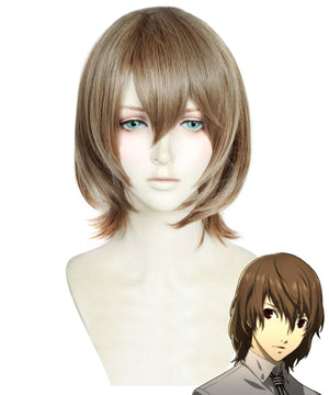 Persona 5 Goro Akechi Brown Cosplay Wig