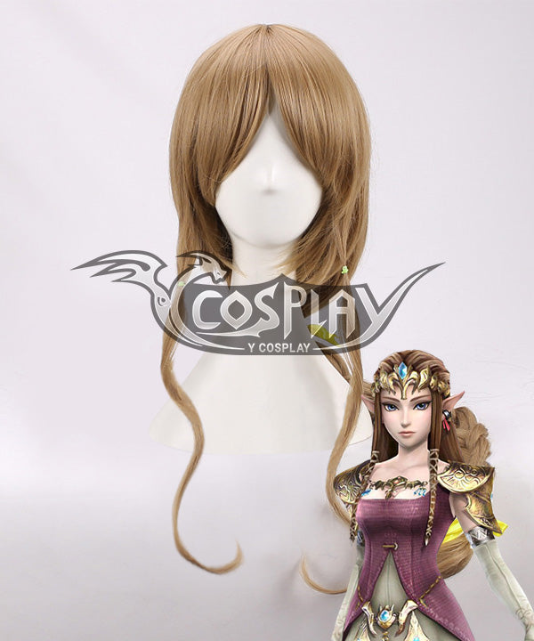 The Legend Of Zelda Zeruda No Densetsu Twilight Princess Princess Of Hyrule Zelda Zeruda Hime Brown Cosplay Wig