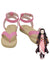 Demon Slayer: Kimetsu No Yaiba Nezuko Kamado Pink Cosplay Shoes