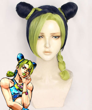 JoJo's Bizarre Adventure Stone Ocean Jolyne Cujoh Blue Green Cosplay Wig