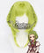 Jibaku Shounen Hanako-Kun Nanamine Sakura Green Cosplay Wig