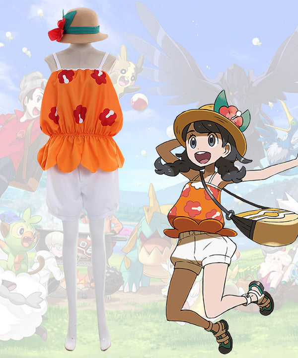 Pok¡§|mon Pokemon Ultra Sun and Ultra Moon Female Protagonist Cosplay Costume