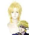 Jojo's Bizarre Adventure: Phantom Blood Teenager Dio Brando Light Golden Cosplay Wig