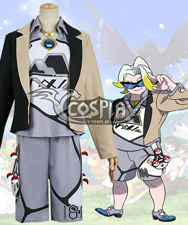 Pokemon Pok¡§|mon Sword And Shield Gordie Uniform Cosplay Costume
