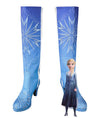 Disney Frozen 2 Elsa Blue Shoes Cosplay Boots