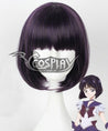 Sailor Moon Hotaru Tomoe Sailor Saturn Black Purple Cosplay Wig