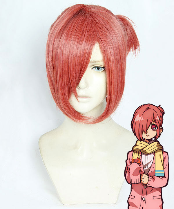 Jibaku Shounen Hanako-Kun Mitsuba Sousuke Pink Cosplay Wig