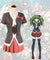 Danganronpa 3: The End Of Hope's Peak High School Despair Arc Monaca Towa Cosplay Costume