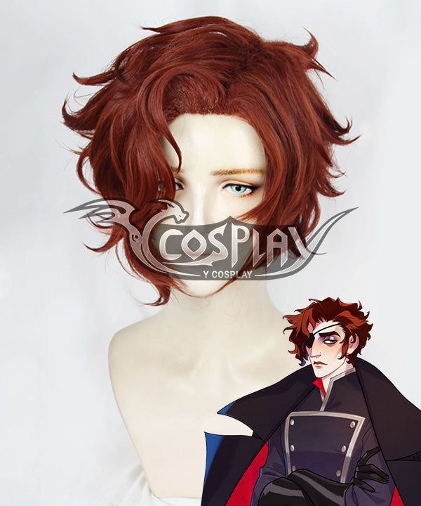 The Arcana Julian Devorak Red Brown Cosplay Wig