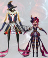 League Of Legends LOL Bewitching Janna Skin Halloween Cosplay Costume