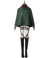 Attack On Titan Shingeki No Kyojin Mikasa Akkaman Mikasa Ackerman Uniform Cosplay Costume