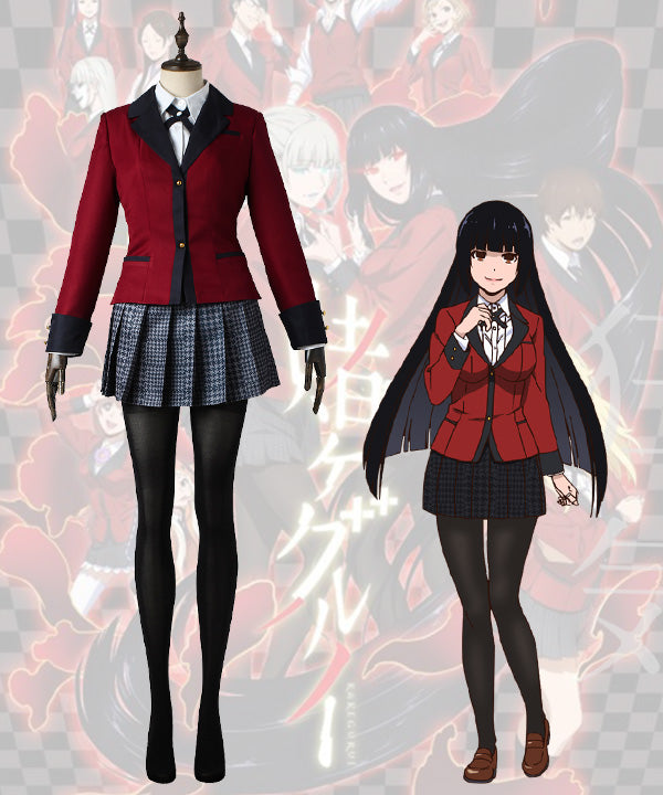 Kakegurui Compulsive Gambler Yumeko Jabami Cosplay Costume