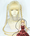 Darwin's Game Karino Shuka Golden Cosplay Wig
