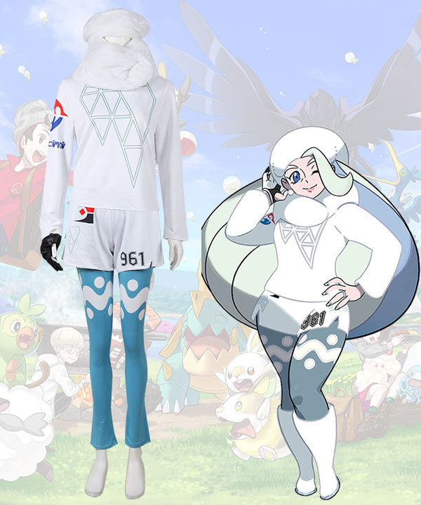 Pokemon Pok¡§|mon Sword And Shield Melony Cosplay Costume