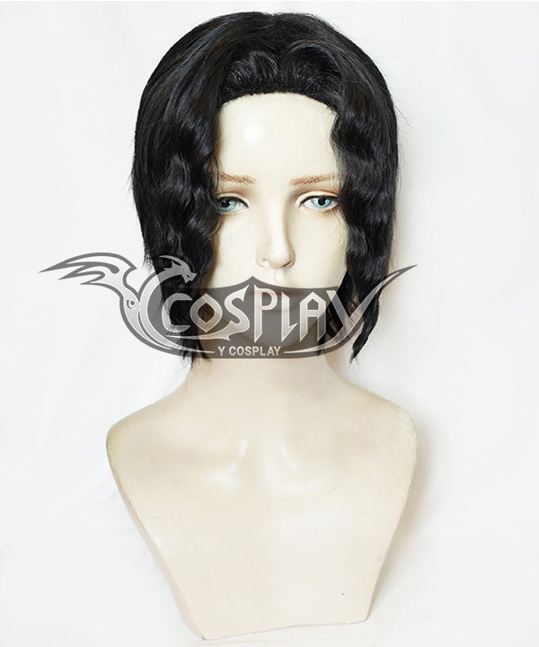 Demon Slayer: Kimetsu No Yaiba Muzan Kibutsuji Black Cosplay Wig