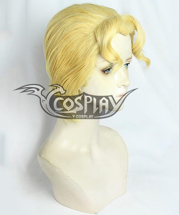 JoJo's Bizarre Adventure Yoshikage Kira Golden Cosplay Wig