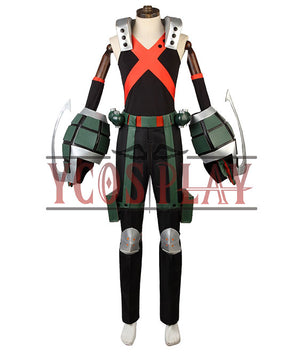 My Hero Academia Boku No Hero Akademia Katsuki Bakugou Battle Suit Full Set Cosplay Costume