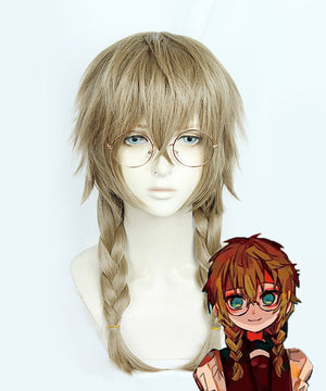 Jibaku Shounen Hanako-Kun Toilet-bound Hanako-kun Shijima Mei Brown Cosplay Wig