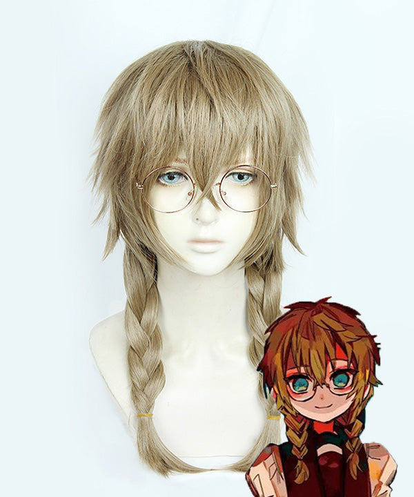 Jibaku Shounen Hanako-Kun Toilet-bound Hanako-kun Shijima Mei Brown Cosplay Wig