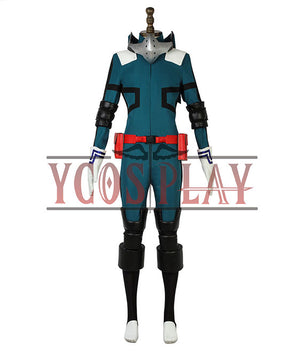 My Hero Academia Boku No Hero Akademia Izuku Midoriya Deku Battle Suit Cosplay Costume