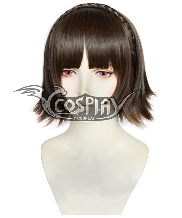 Persona 5 Makoto Niijima Brown Cosplay Wig