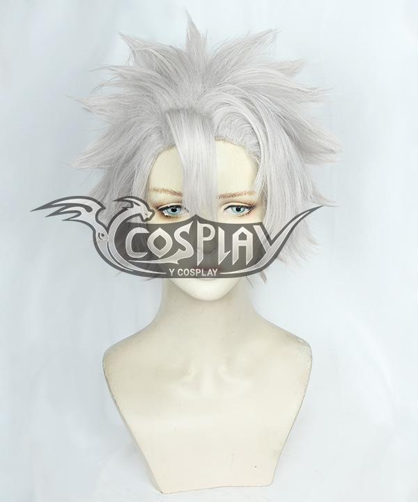 Demon Slayer: Kimetsu No Yaiba Sanemi Shinazugawa Silver Cosplay Wig