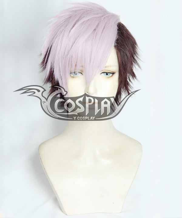 Jibaku Shounen Hanako-Kun Tsuchigomori Pink Brown Cosplay Wig