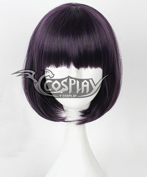 Sailor Moon Hotaru Tomoe Sailor Saturn Black Purple Cosplay Wig