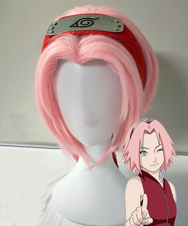 Naruto Sakura Haruno Pink Cosplay Wig - Only Wig
