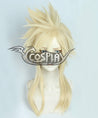 Final Fantasy VII Remake Cloud Strife Girl Golden Cosplay Wig