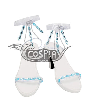 Disney Frozen 2 Elsa Blue Cosplay Shoes