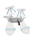 Disney Frozen 2 Elsa Blue Cosplay Shoes