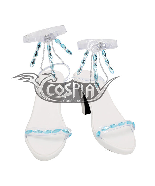 Disney Frozen 2 Elsa Blue Cosplay Shoes
