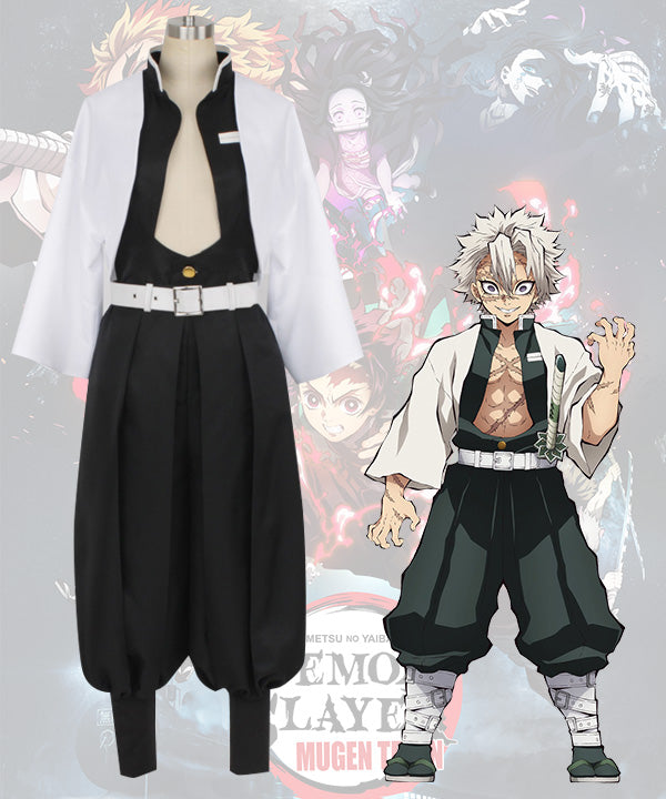 Demon Slayer: Kimetsu No Yaiba Sanemi Shinazugawa Cosplay Costume
