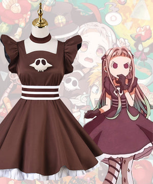 Jibaku Shounen Hanako-Kun Yashiro Nene Brown Cosplay Costume