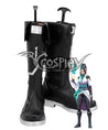 Valorant Sage Black Shoes Cosplay Boots